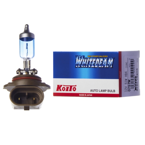 Лампа высокотемпературная Koito Whitebeam 9006 (HB4) 12V 55W (110W) 4200K (уп. 1 шт.)