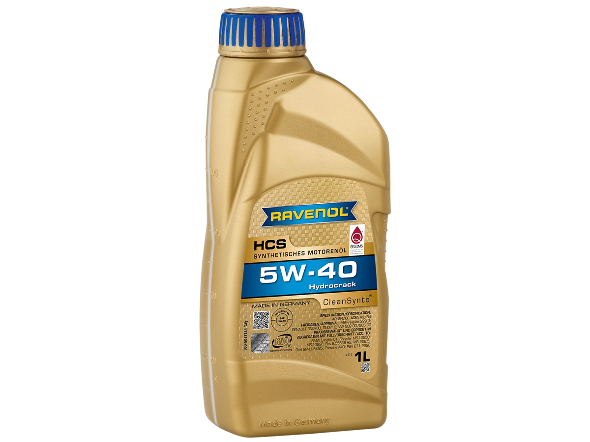 Моторное масло RAVENOL HCS 5W-40 1 л.