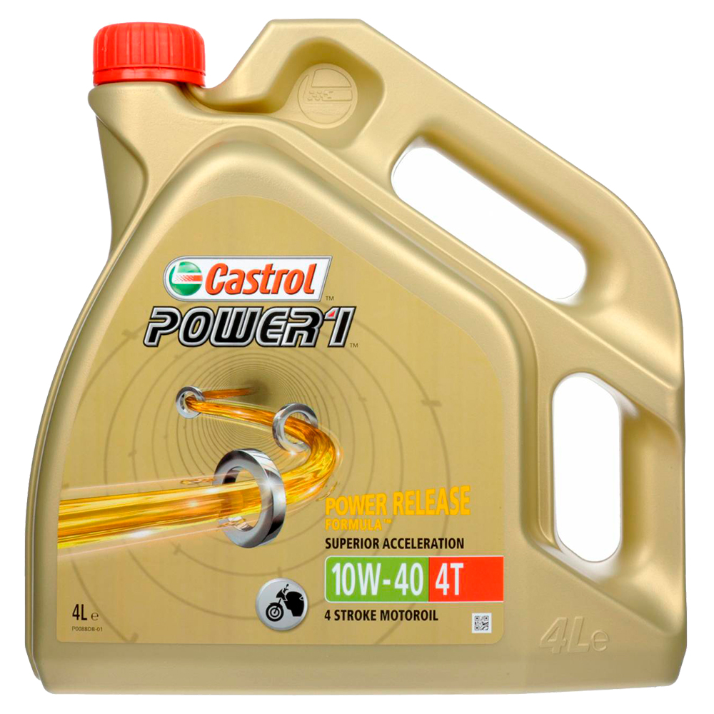 15043F Castrol Полусинтетическое моторное масло CASTROL Power 1 4T 10W-40, 4л