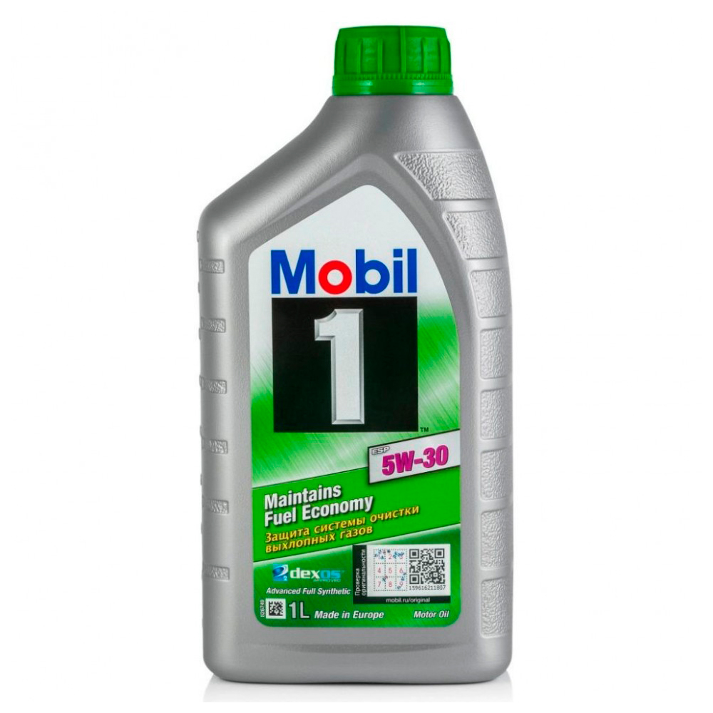 152622 Mobil Синтетическое моторное масло MOBIL 1 ESP Formula (maintains fuel economy) 5W-30 1л