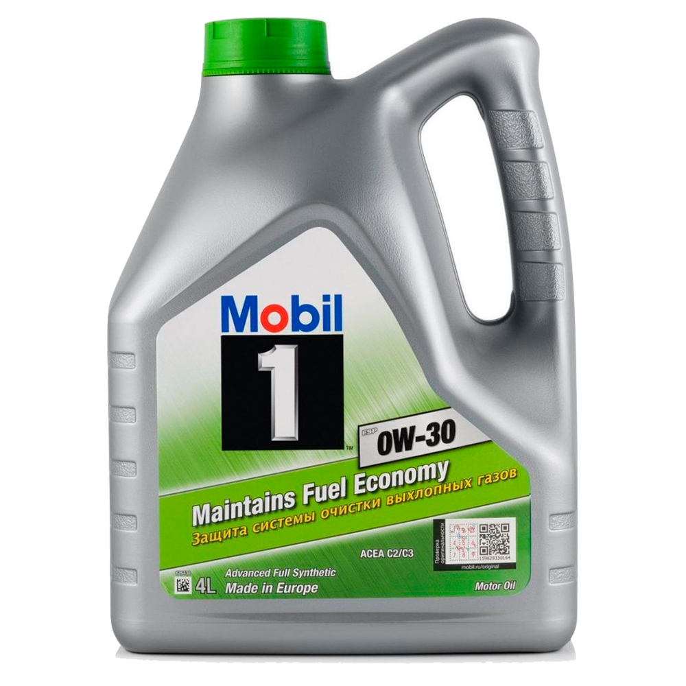 153754 Mobil Синтетическое моторное масло MOBIL 1 ESP 0W-30, 4л