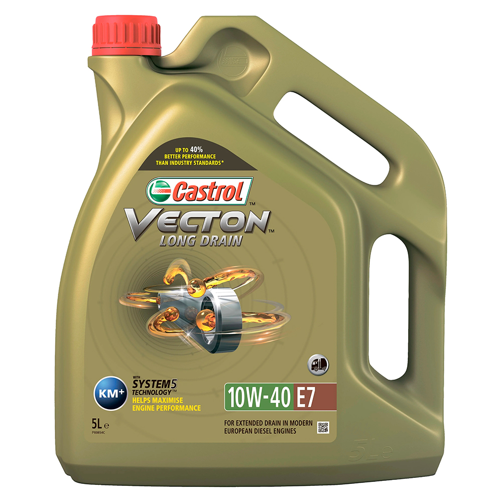 15B358 Castrol Синтетическое моторное масло CASTROL Vecton Long Drain 10W-40 E7, 5л