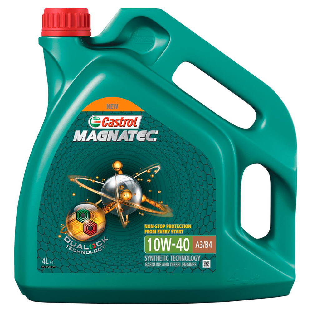 15CA24 Castrol Полусинтетическое моторное масло CASTRO Magnatec 10W-40, 4л