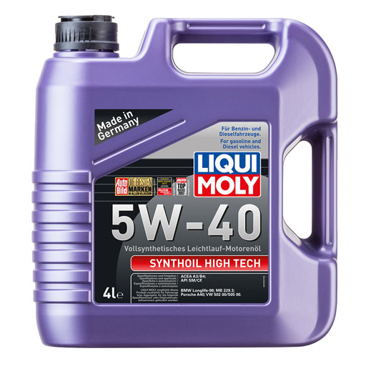 1915 LIQUI MOLY LIQUI MOLY Синтетическое моторное масло Synthoil High Tech 5W-40 4 л