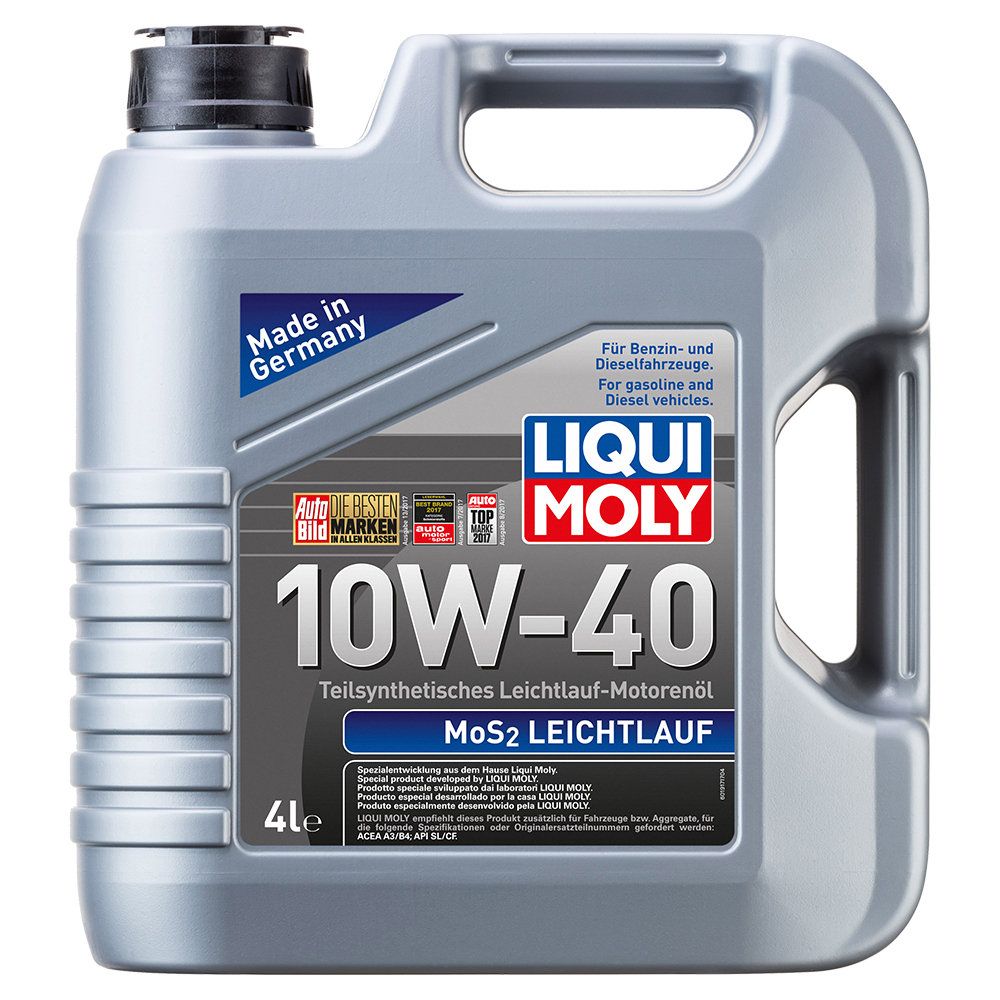 1917 LIQUI MOLY LIQUI MOLY Полусинтетическое моторное масло MoS2 Leichtlauf 10W-40 4л