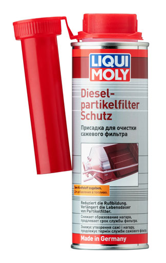 2298 LIQUI MOLY Присадка для очистки сажевого фильтра LIQUI MOLY Diesel Partikelfilter Schutz 0,25л