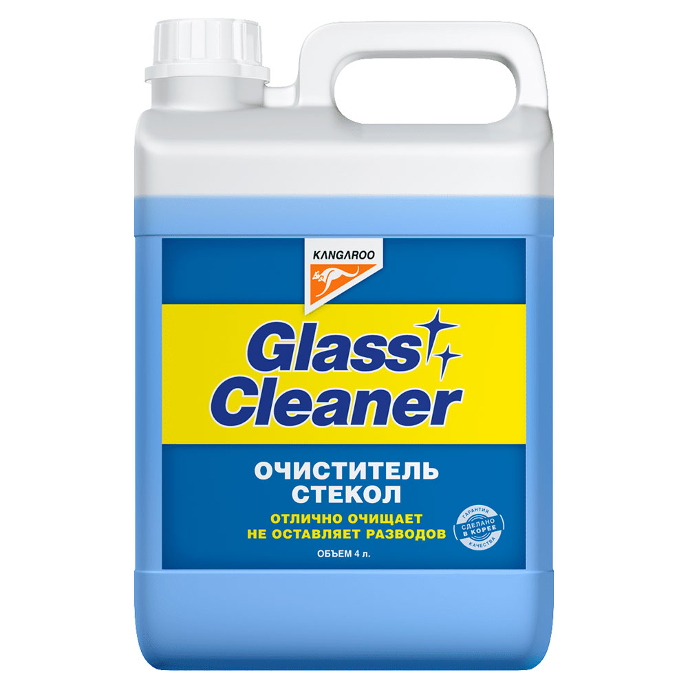 3201264 KANGAROO Очиститель стекол Glass cleaner, 4 л.