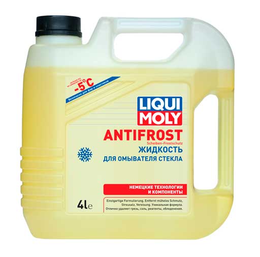 35005 LIQUI MOLY Зимняя жидкость для омывателя стекла LIQUI MOLY ANTIFROST Scheiben-Frostschutz -5 4л