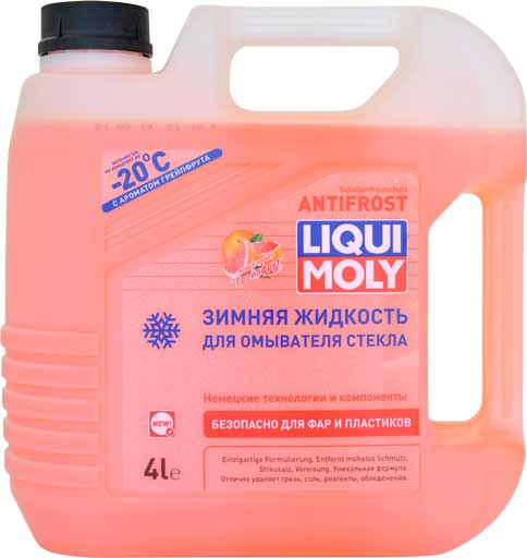 35020 LIQUI MOLY Зимняя жидкость для омывателя стекла LIQUI MOLY ANTIFROST Scheiben-Frostschutz -20С 4л