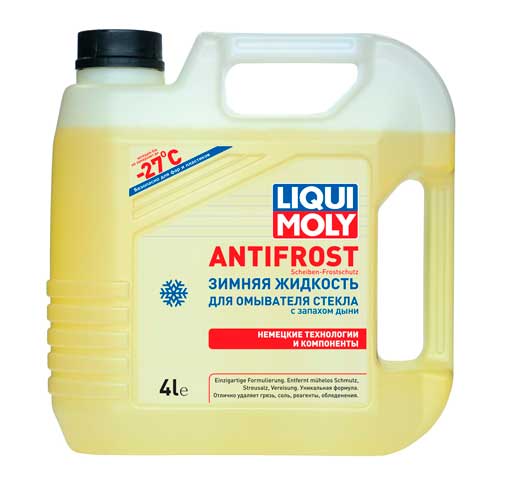 35027 LIQUI MOLY Зимняя жидкость для омывателя стекла LIQUI MOLY ANTIFROST Scheiben-Frostschutz -27 4л