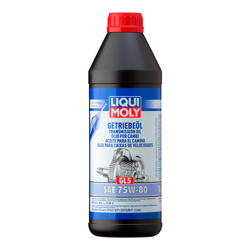 3658 LIQUI MOLY Трансмиссионное масло LIQUI MOLY GETRIEBEOIL 75W-80, 1л