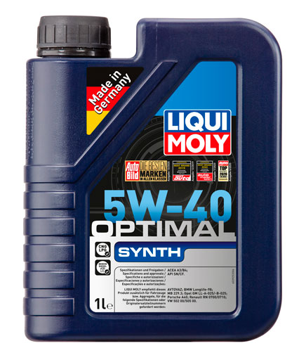 3925 LIQUI MOLY LIQUI MOLY НС-синтетическое моторное масло Optimal Synth 5W-40 1л