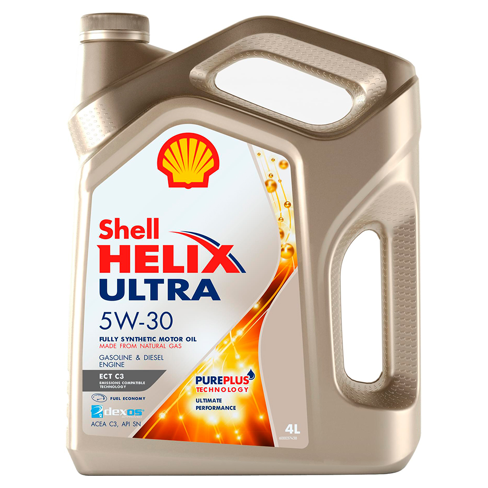 Синтетическое моторное масло SHELL HELIX ULTRA ECT C3 5W-30, 4л