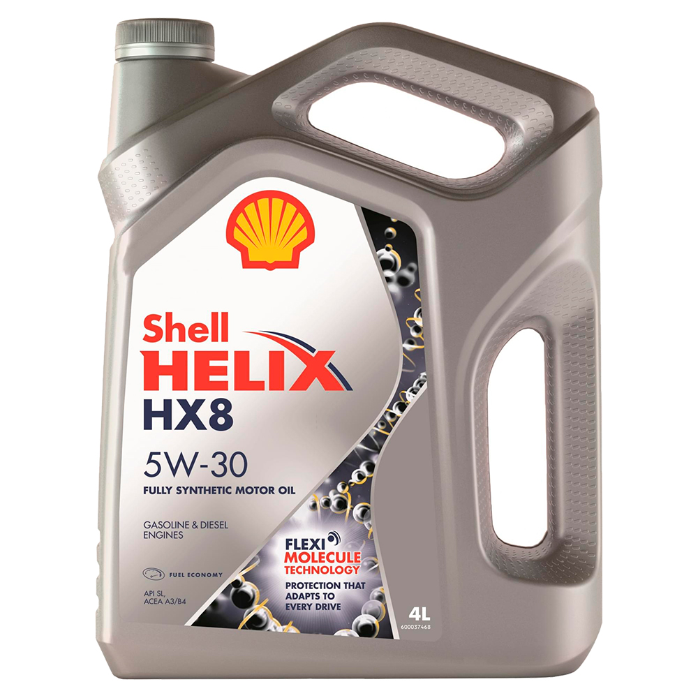 550046364 SHELL Синтетическое моторное масло SHELL HELIX HX8 5W-30, 4л
