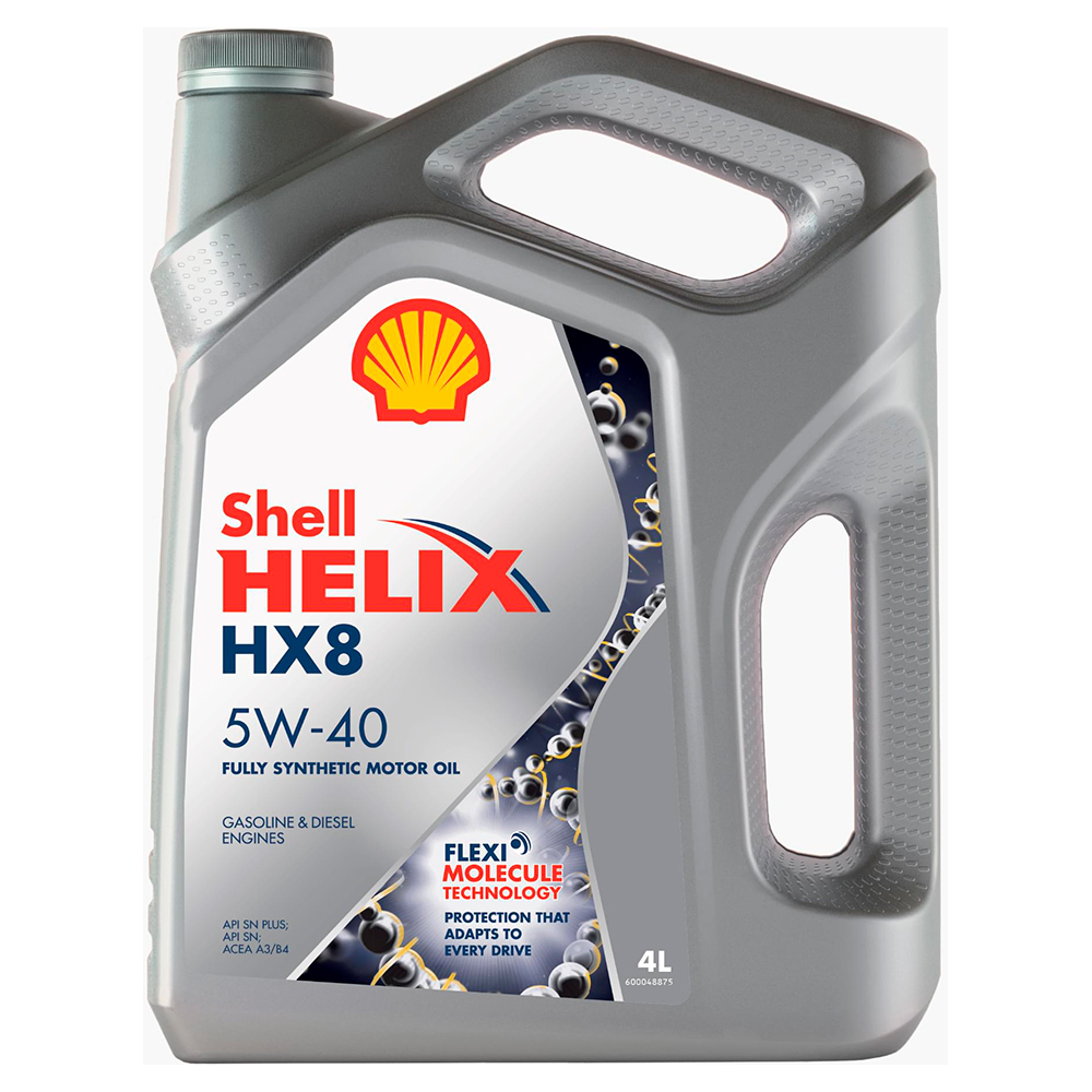 Синтетическое моторное масло SHELL HELIX HX8 5W-40, 1л