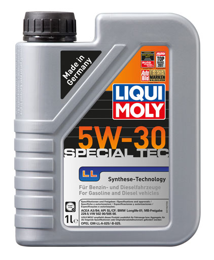 8054 LIQUI MOLY LIQUI MOLY НС-синтетическое моторное масло Special Tec LL 5W-30 1л
