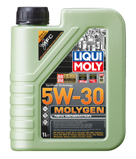 9041 LIQUI MOLY LIQUI MOLY НС-синтетическое моторное масло Molygen New Generation 5W-30 1л