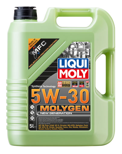 9043 LIQUI MOLY LIQUI MOLY НС-синтетическое моторное масло Molygen New Generation 5W-30 5л