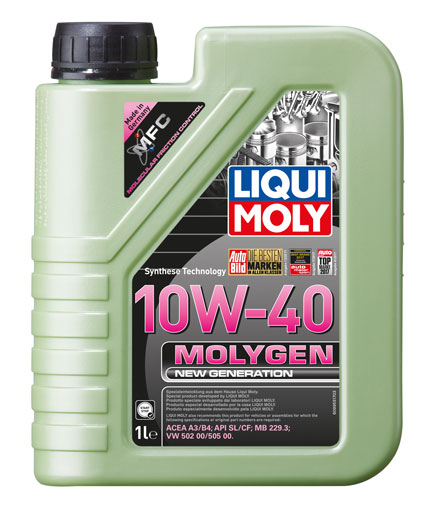 9059 LIQUI MOLY НС-синтетическое моторное масло LIQUI MOLY Molygen New Generation 10W-40 1л