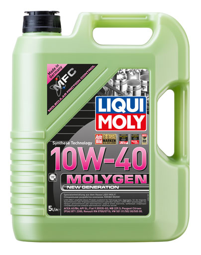 9061 LIQUI MOLY LIQUI MOLY НС-синтетическое моторное масло Molygen New Generation 10W-40 5л