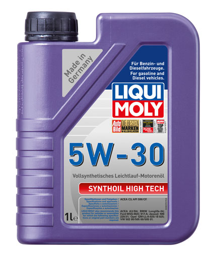 9075 LIQUI MOLY LIQUI MOLY Синтетическое моторное масло Synthoil High Tech 5W-30 1л