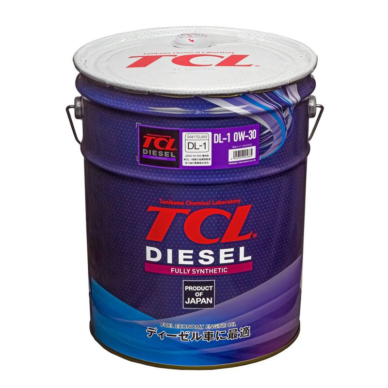 Масло моторное TCL Diesel DL-1, 0W-30, 20л