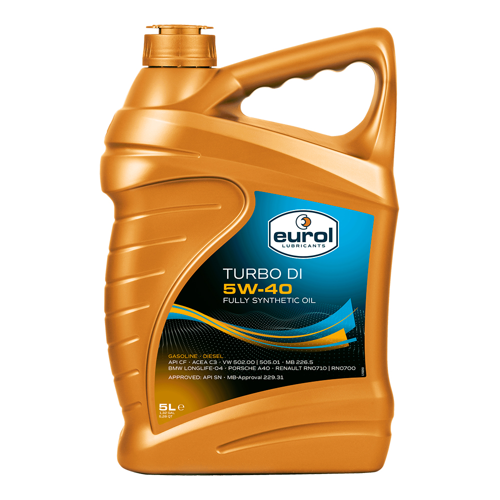 Моторное масло Eurol Turbo DI 5W-40 SN/CF 5л