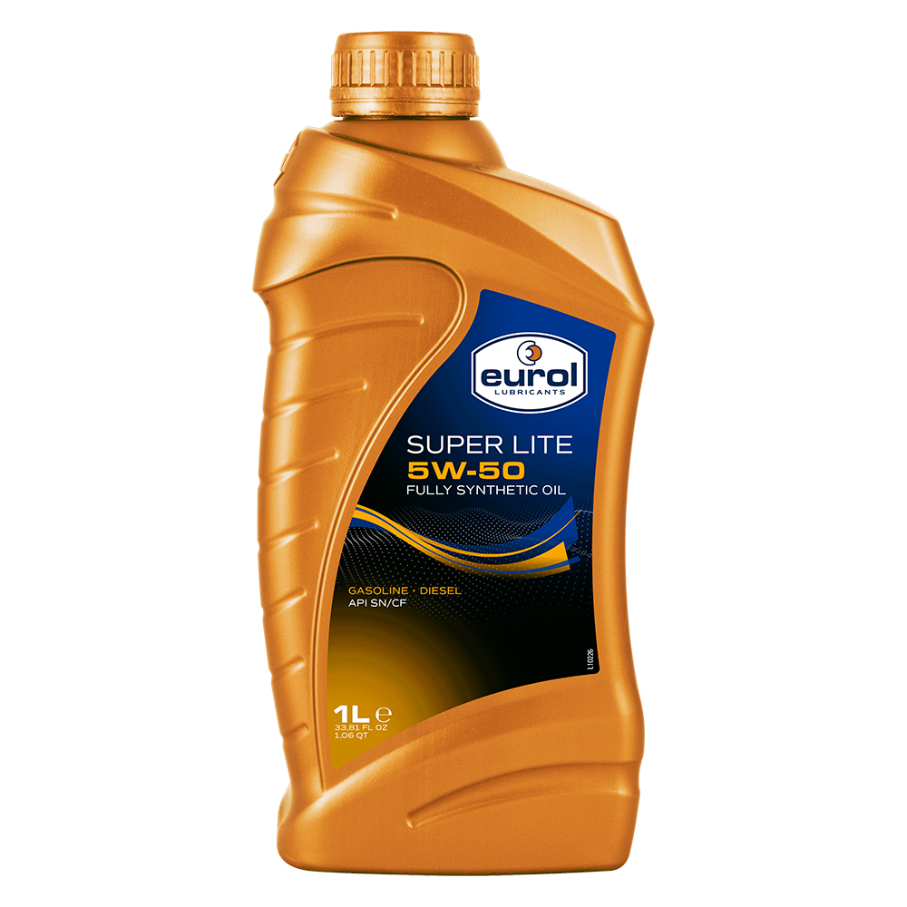 Синтетическое моторное масло Eurol Super Lite 5W-50, 1 л.