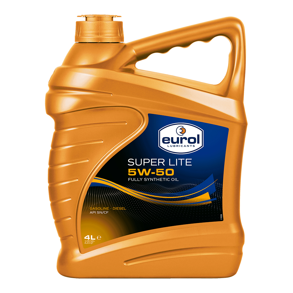 Синтетическое моторное масло Eurol Super Lite 5W-50, 4 л.