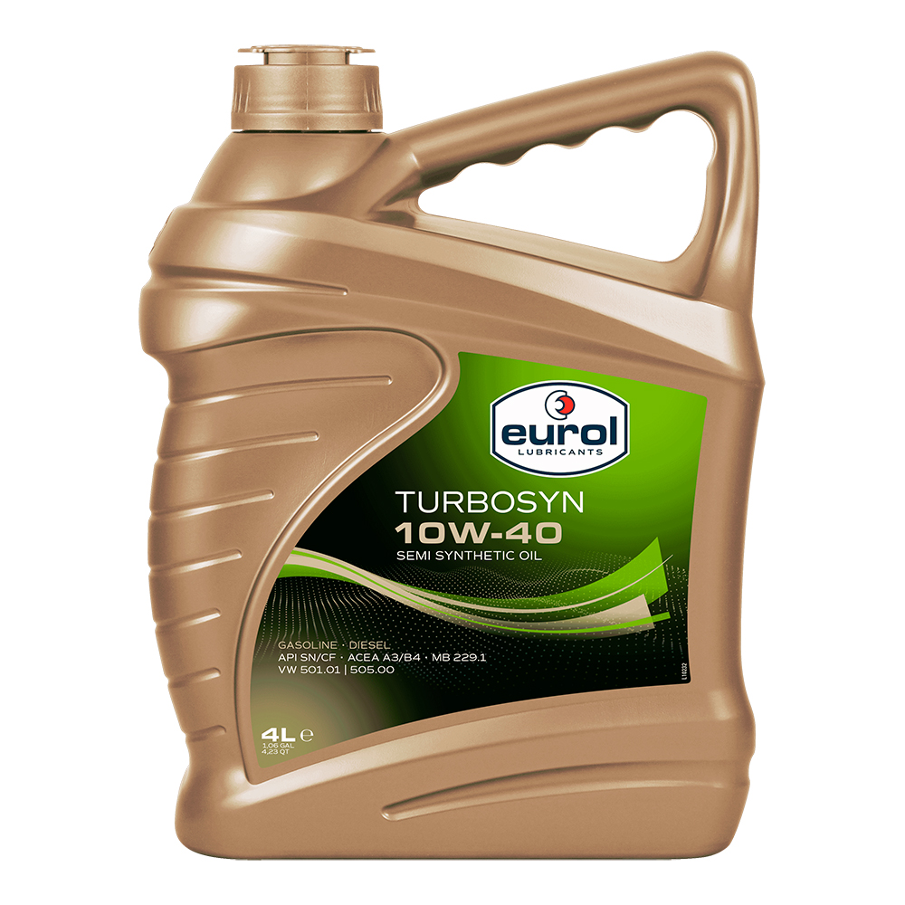 Полусинтетическое моторное масло Eurol Turbosyn 10W-40, 4 л.