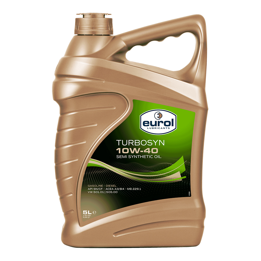 Полусинтетическое моторное масло Eurol Turbosyn 10W-40, 5 л.