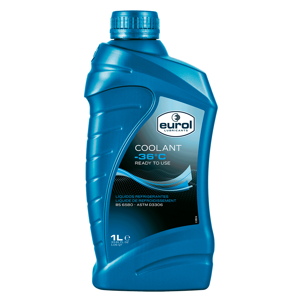 E5041051L EUROL Жидкость охлаждающая (антифриз) Eurol Coolant BS 6580 -36, готовый, 1л