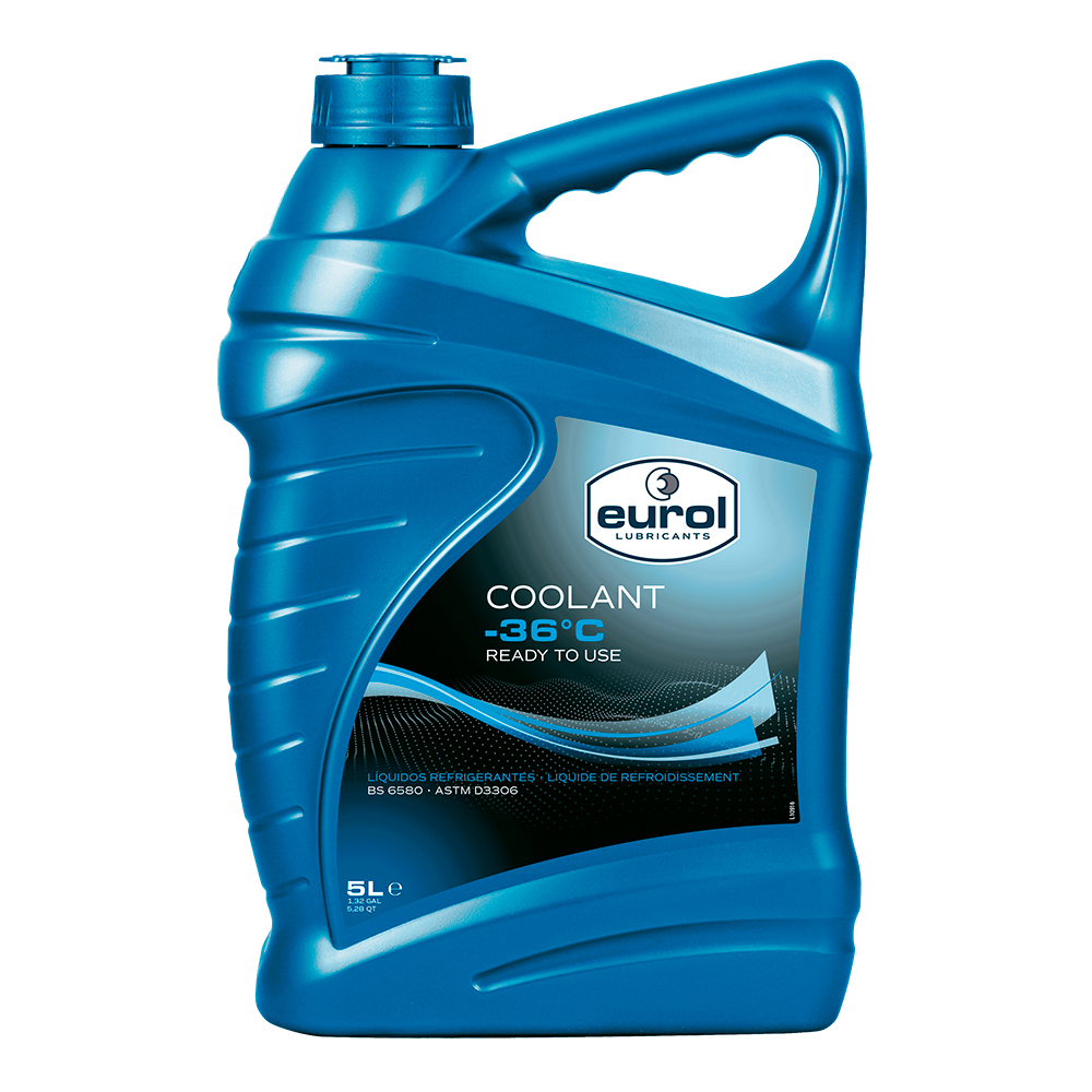 E5041055L EUROL Жидкость охлаждающая (антифриз) Eurol Coolant BS 6580 -36, готовый, 5л