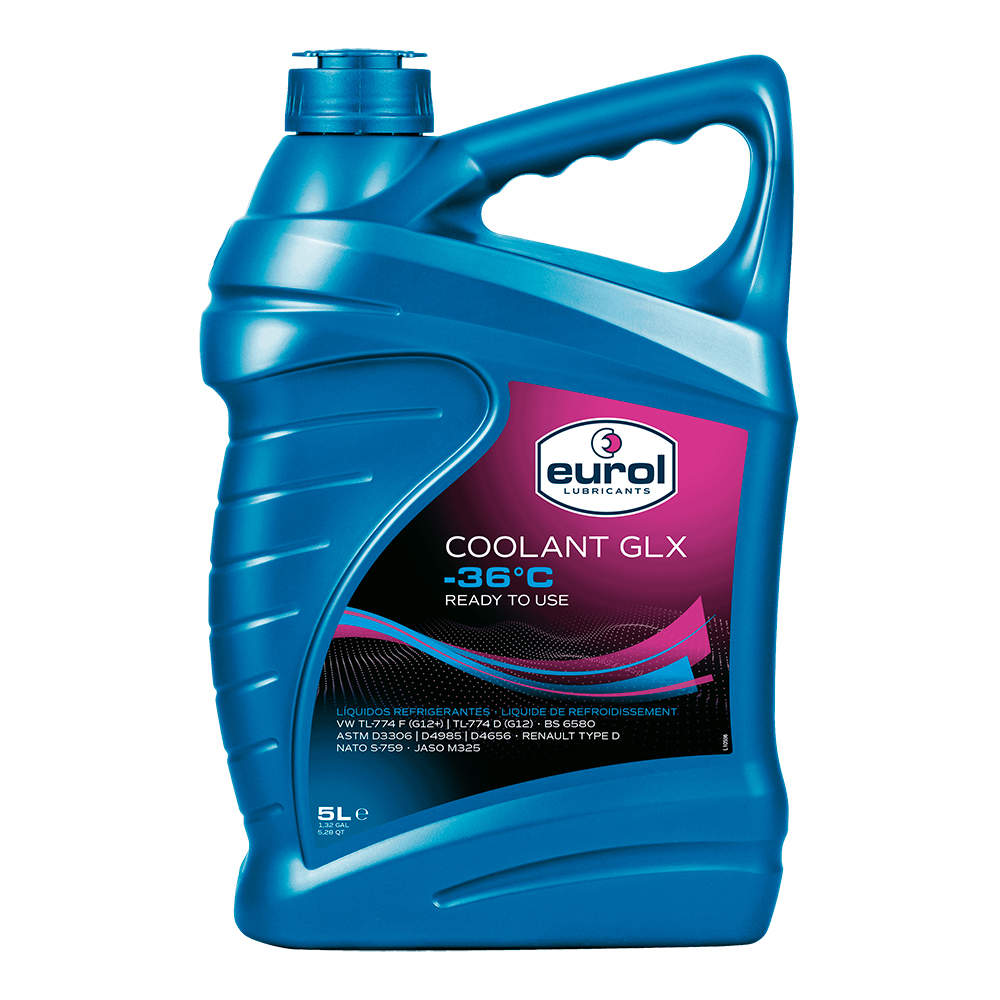 E5041445L EUROL Жидкость охлаждающая (антифриз)  Eurol Coolant GLX -36 G12 , готовый, 5л