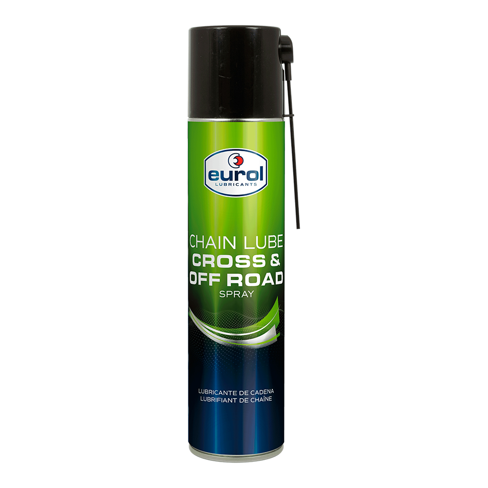 E701314400ML EUROL Смазка для цепи Eurol Chain Lube Spray Cross & Off Road, 400 мл.