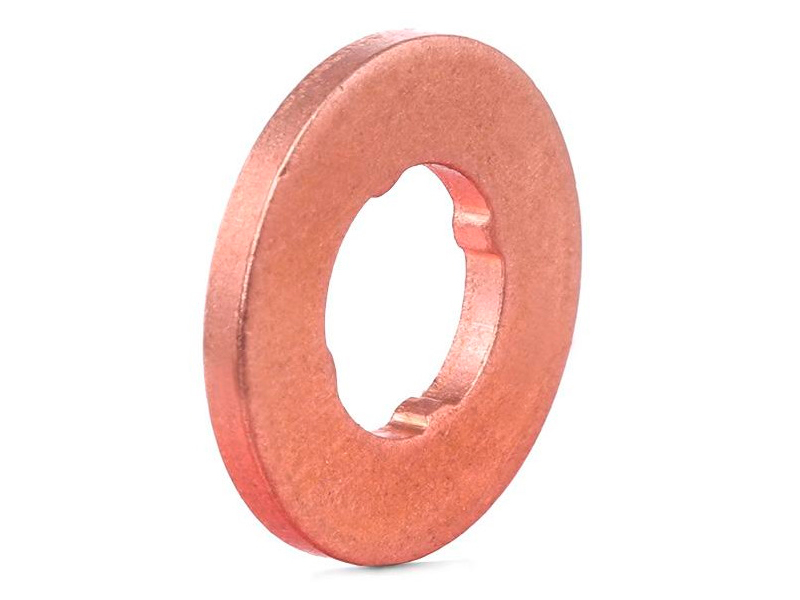 BOSCH F00VC17503 - Медная шайба топливной форсунки Land Rover 2.7 TDV6