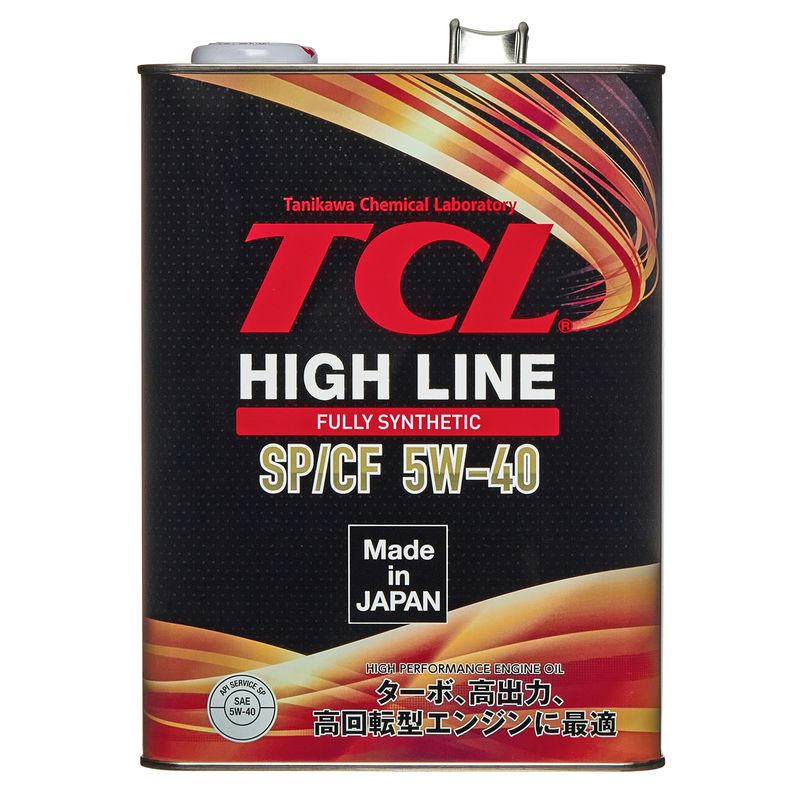 H0040540SP TCL Моторное масло TCL High Line, Fully Synth, SP/CF, 5W40, 4л