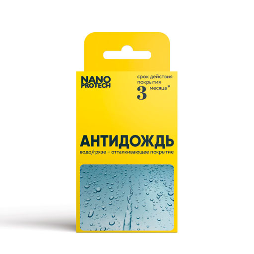 NPAD0030 NANOPROTECH Антидождь, комплект салфеток NANOPROTECH