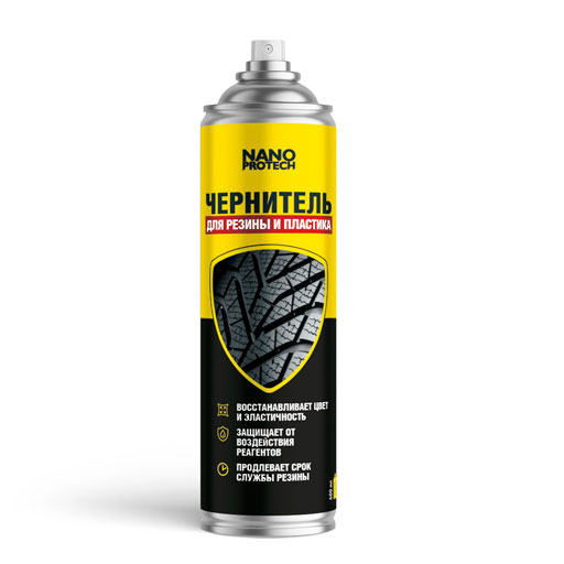 NPBW0041 NANOPROTECH Чернитель для резины и пластика NANOPROTECH, 400 мл