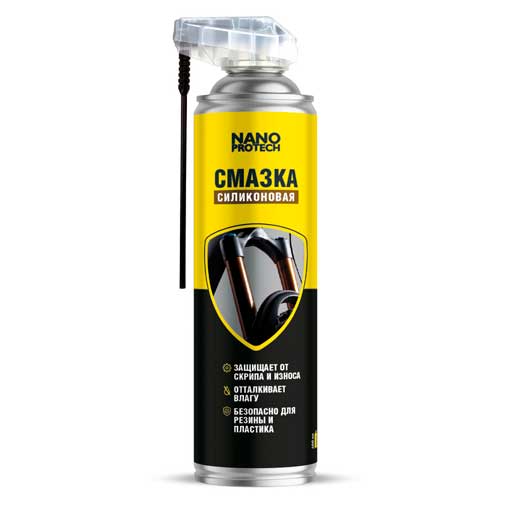 Смазка силиконовая для велосипеда NANOPROTECH, 400 мл