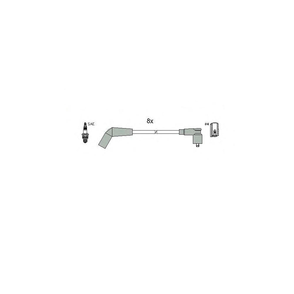 Комплект проводов зажигания (BOSCH), RR P38