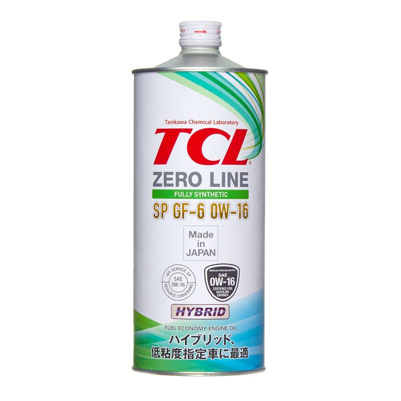 Z0010016SP TCL Моторное масло TCL Zero Line Fully Synth, Fuel Economy, SP, GF-6, 0W16, 1л