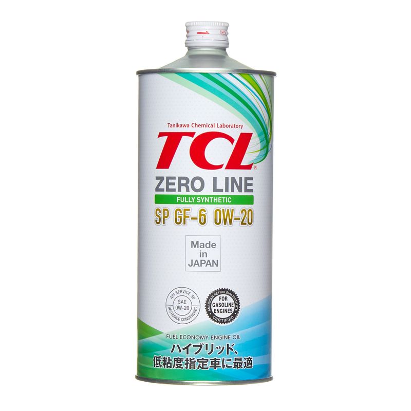 Z0010020SP TCL Моторное масло TCL Zero Line Fully Synth, Fuel Economy, SP, GF-6, 0W20, 1л