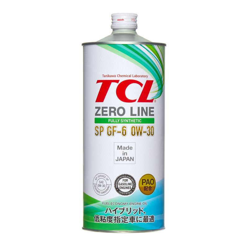 Z0010030SP TCL Моторное масло TCL Zero Line Fully Synth, Fuel Economy, SP, GF-6, 0W30, 1л