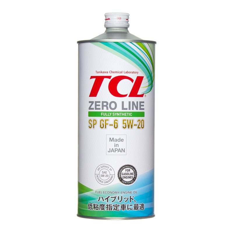 Z0010520SP TCL Моторное масло TCL Zero Line Fully Synth, Fuel Economy, SP, GF-6, 5W20, 1л