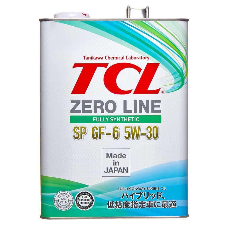 Z0040530SP TCL Моторное масло TCL Zero Line Fully Synth, Fuel Economy, SP, GF-6, 5W30, 4л